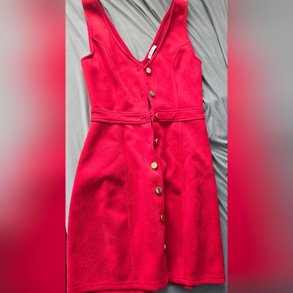 Charlotte Russe Red Midi Dress